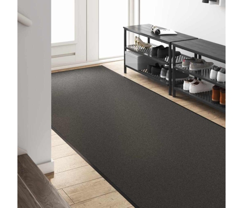 Antracīta Krāsas Durvju Paklājs Taisnstūra Formā 120X250 Cm Vidaxl