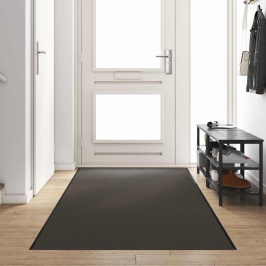 Durvju Paklājs Cits Antracīts Un Melns 120 X 400 Cm Vidaxl
