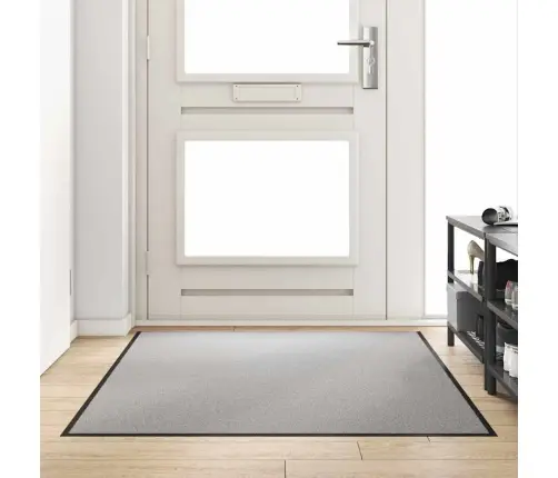 Durvju Paklājs Taisnstūra Pelēks 120X180 Cm Vidaxl