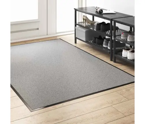 Durvju Paklājs Taisnstūra Pelēks 120X180 Cm Vidaxl