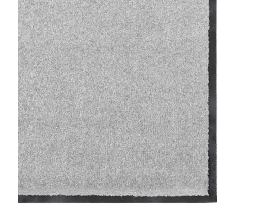 Pelēks Taisnstūra Durvju Paklājs 120X300 Cm Vidaxl