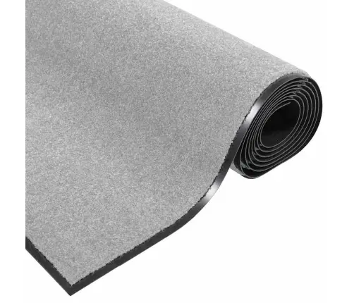 Pelēks Taisnstūra Durvju Paklājs 120X300 Cm Vidaxl