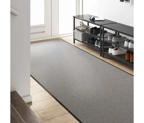 Durvju Paklājs Taisnstūrveida Pelēks 120X350 Cm Vidaxl