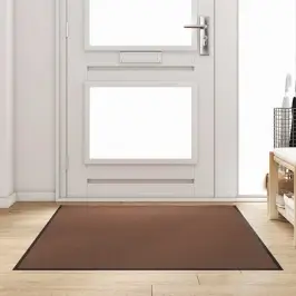 Durvju Paklājs Cits Brūns Un Melns 120 X 180 Cm Vidaxl