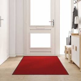 Durvju Paklājs Cits Sarkans Un Melns 120 X 250 Cm Vidaxl