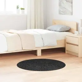Antiskrāpējoša Šagija Paklājs Tumši Pelēks 90 X 90 Cm Pp Vidaxl Antiskrāpējoša Šagija Paklājs Tumši Pelēks 90 X 90 Cm Pp Vidaxl
