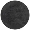 Šķiedru Paklājs Ar Lateksa Pamatni Tumši Pelēks Ø90 Cm Vidaxl