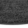 Neslystantis Plaukuotas Kilimas Tamsiai Pilka 120 X 120 Cm Pp