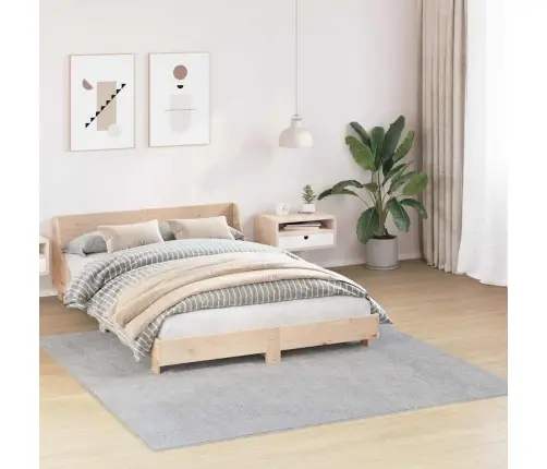 Neslystantis Plaukuotas Kilimas Pilka 200 X 200 Cm Pp