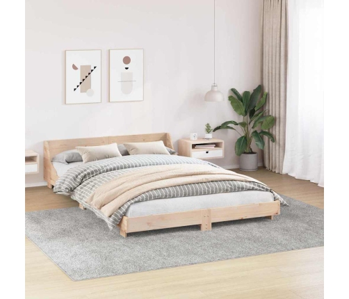 Šaigais Paklājs Ar Lateksa Pamatni Pelēks 240X340 Cm Vidaxl