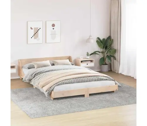 Neslystantis Plaukuotas Kilimas Pilka 240 X 340 Cm Pp