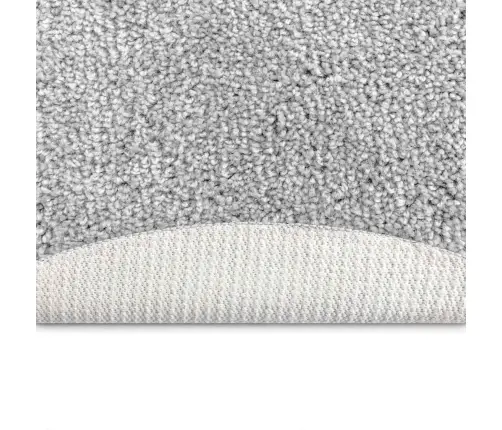 Neslystantis Plaukuotas Kilimas Pilka 160 X 160 Cm Pp