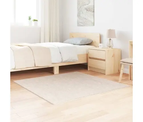 Šika Paklājs Augstā Kaudzē Krēma 120X120 Cm Pp Vidaxl