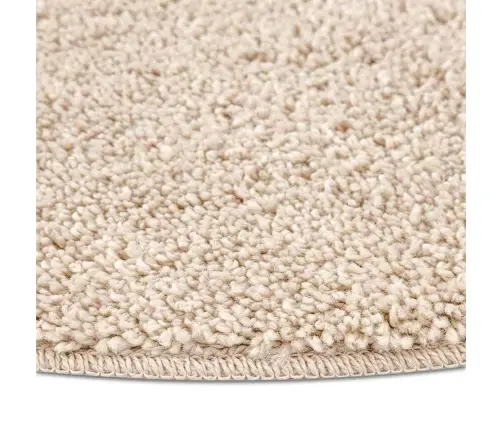 Neslystantis Plaukuotas Kilimas Kreminė 90 X 90 Cm Pp