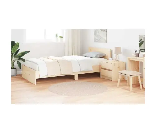 Šagija Paklājs Ar Lateksa Pamatni Krēmkrāsā Ø120 Cm Vidaxl