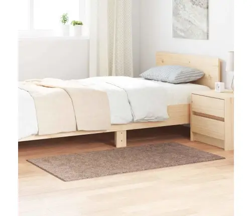 Šaigais Paklājs Ar Lateksa Pamatni Brūns 80X150 Cm Vidaxl