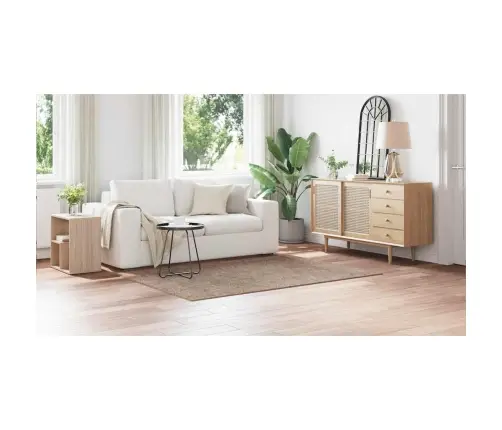 Šaigais Paklājs Ar Lateksa Pamatni Brūns 140X200 Cm Vidaxl