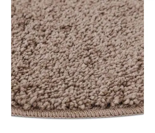 Libisemisvastane Shaggy Vaip Pruun 120 X 120 Cm Pp