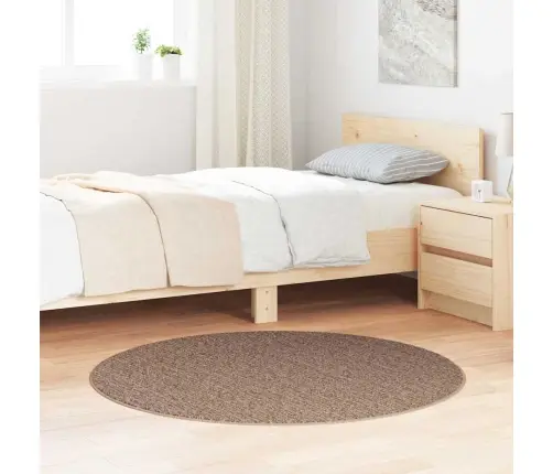 Libisemisvastane Shaggy Vaip Pruun 120 X 120 Cm Pp