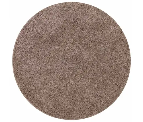 Libisemisvastane Shaggy Vaip Pruun 120 X 120 Cm Pp