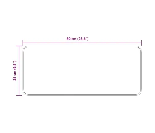 Kāpņu Pakāpieni Ar Lateksa Pamatni Gaiši Brūna 25X60 Cm Vidaxl