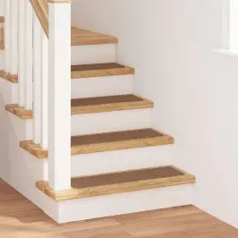 Slydimui Atsparūs Laiptų Kilimėliai 15 Pcs Geltona 75 X 20 Cm