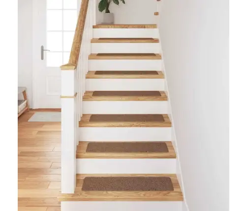 Slydimui Atsparūs Laiptų Kilimėliai 15 Pcs Geltona 75 X 20 Cm