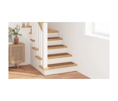 Slydimui Atsparūs Laiptų Kilimėliai 15 Pcs Geltona 75 X 20 Cm