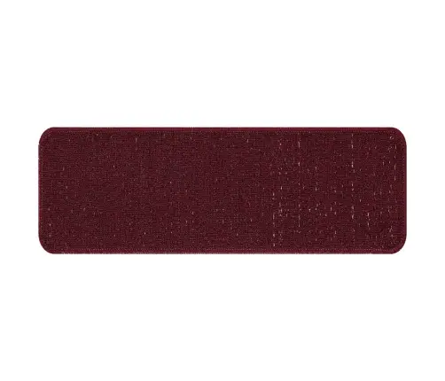 Kāpņu Pakāpieni Ar Lateksa Pamatni Bordo 25X60 Cm Vidaxl