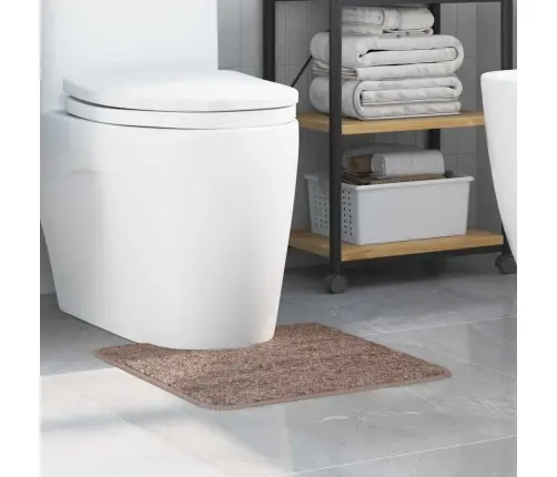 Vannas Paklājs U Formas Brūns 50X50 Cm Polipropilēns Neslīdošs Vidaxl