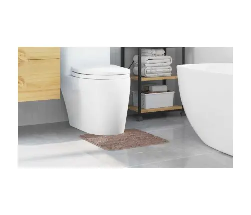 Vannas Paklājs U Formas Brūns 50X50 Cm Polipropilēns Neslīdošs Vidaxl