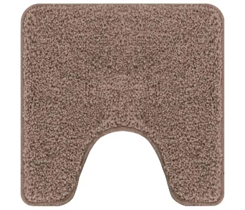 Vannas Paklājs U Formas Brūns 50X50 Cm Polipropilēns Neslīdošs Vidaxl