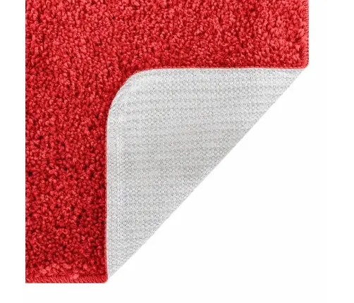 Vannas Paklājs U Formas Sarkans 50X50 Cm Polipropilēns Neslīdošs Vidaxl