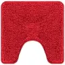 Vannas Paklājs U Formas Sarkans 50X50 Cm Polipropilēns Neslīdošs Vidaxl