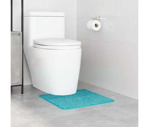 Vannas Paklājs U Formas Tirkīza 50X50 Cm Polipropilēns Neslīdošs Vidaxl