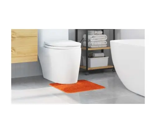 Vannas Paklājs U Veidā Tumši Pelēks 50X50 Cm Polipropilēns Neslīdošs Vidaxl