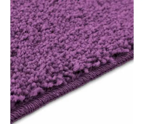 Vannas Paklājs U Formas Violets 50X50 Cm Polipropilēns Neslīdošs Vidaxl