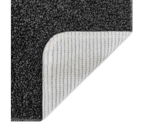 Vannas Paklājs Taisnstūra Tumši Pelēks 50X80 Cm Polipropilēns Neslīdošs Vidaxl