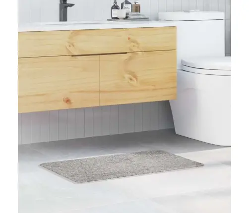 Vannas Paklājs Taisnstūra Pelēks 50X80 Cm Polipropilēns Neslīdošs Vidaxl
