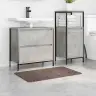 Vannas Paklājs Taisnstūra Brūns 50X80 Cm Polipropilēns Neslīdošs Vidaxl