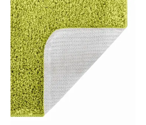 Pret-Slīdošs Vannas Paklājs Zaļa 50 X 80 Cm Pp Vidaxl