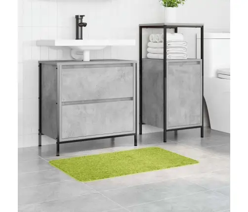 Pret-Slīdošs Vannas Paklājs Zaļa 50 X 80 Cm Pp Vidaxl