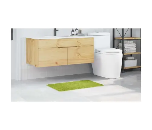 Pret-Slīdošs Vannas Paklājs Zaļa 50 X 80 Cm Pp Vidaxl