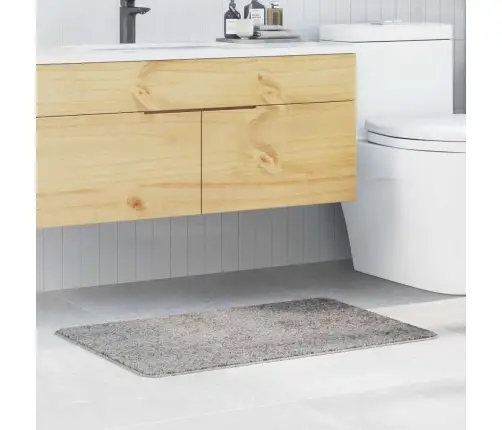 Vannas Paklājs Taisnstūra Pelēks 60X90 Cm Polipropilēns Neslīdošs Vidaxl