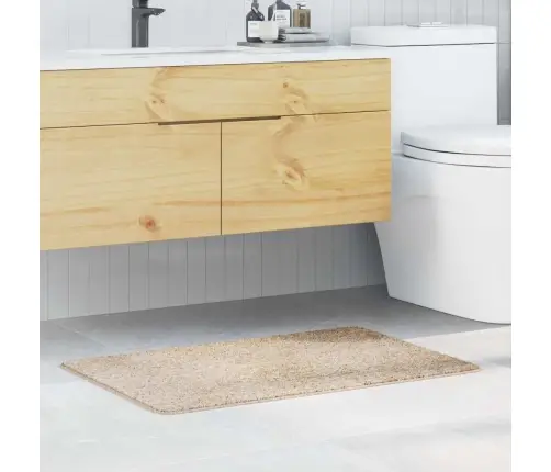 Vannas Paklājs Taisnstūra Krēmkrāsas 60X90 Cm Polipropilēns Neslīdošs Vidaxl