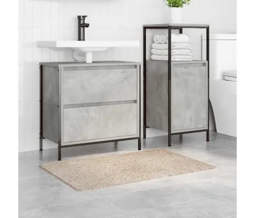 Vannas Paklājs Taisnstūra Krēmkrāsas 60X90 Cm Polipropilēns Neslīdošs Vidaxl