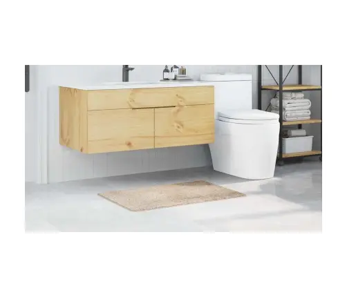 Vannas Paklājs Taisnstūra Krēmkrāsas 60X90 Cm Polipropilēns Neslīdošs Vidaxl