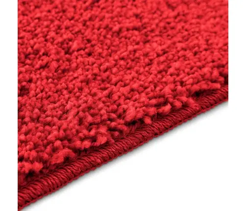 Pret-Slīdošs Vannas Paklājs Sarkana 60 X 90 Cm Pp Vidaxl