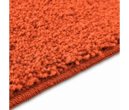 Vannas Paklājs Taisnstūra Formas Oranžs 60X90 Cm Polipropilēns Neslīdošs Vidaxl