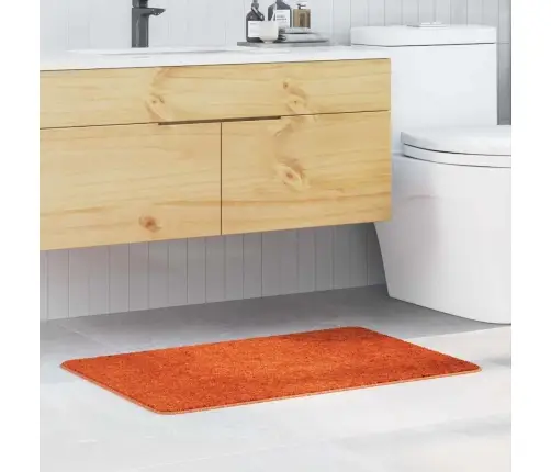 Vannas Paklājs Taisnstūra Formas Oranžs 60X90 Cm Polipropilēns Neslīdošs Vidaxl